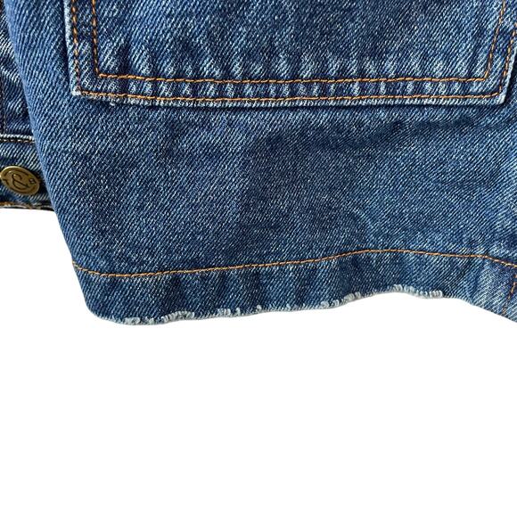 Treasure & Bond Nordstrom New Women's Relaxed Denim Jean Jacket Size Medium Blue - Picture 7 of 10